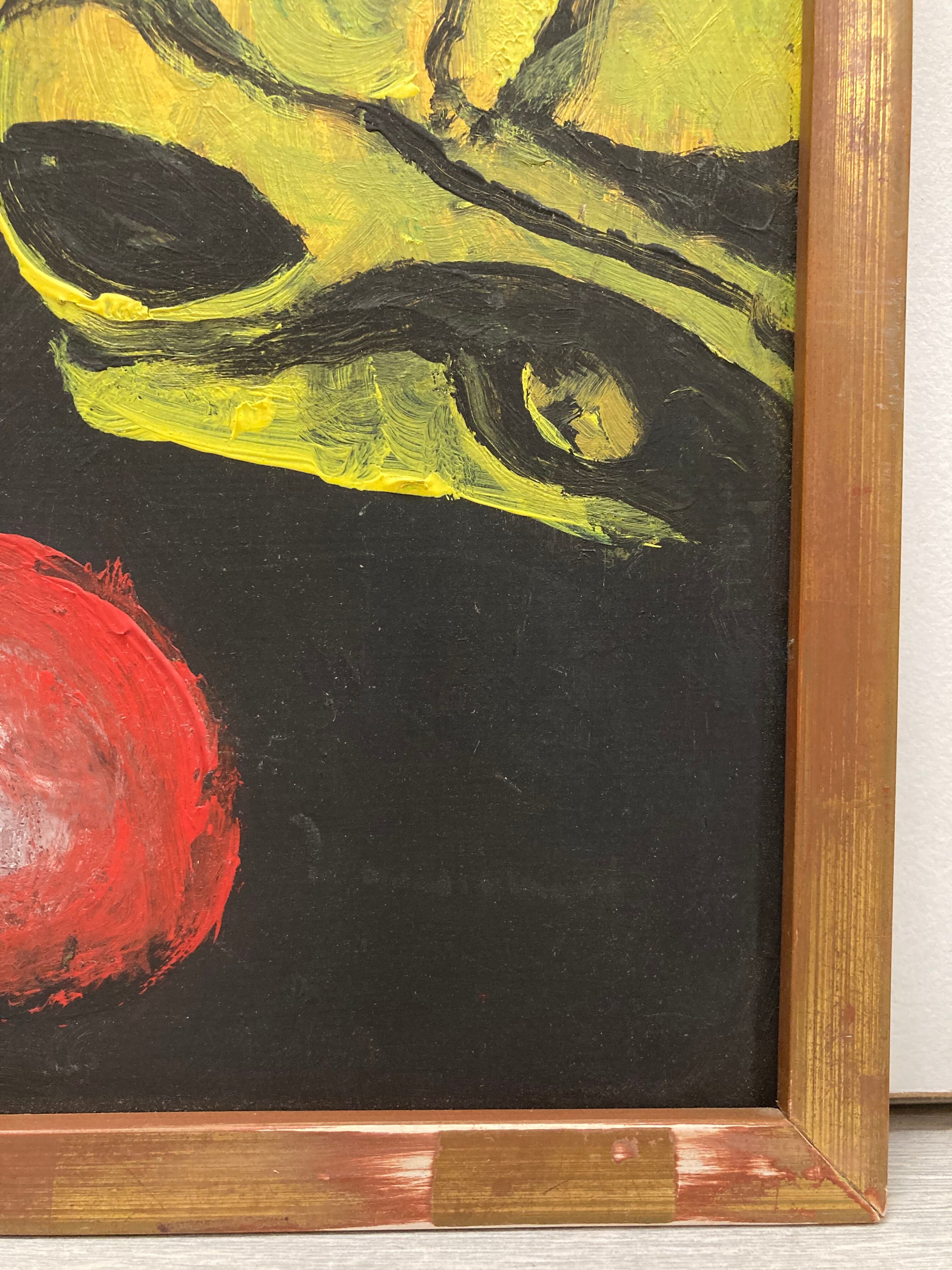 Painting with green jug