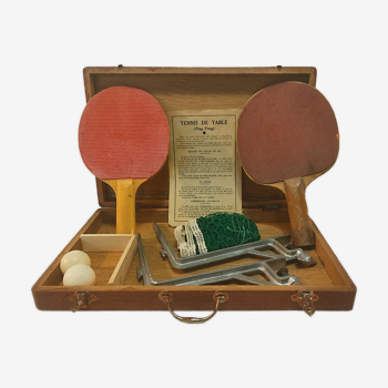 Old table tennis game in its original box