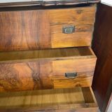 Italian art deco walnut chest of drawers, 1940s.