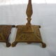 Pair of old candlesticks in bronze