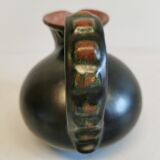 Keramic jug in metal glaze, from Danish Michael Andersen (Stamped with the 3 fish at the bottom)