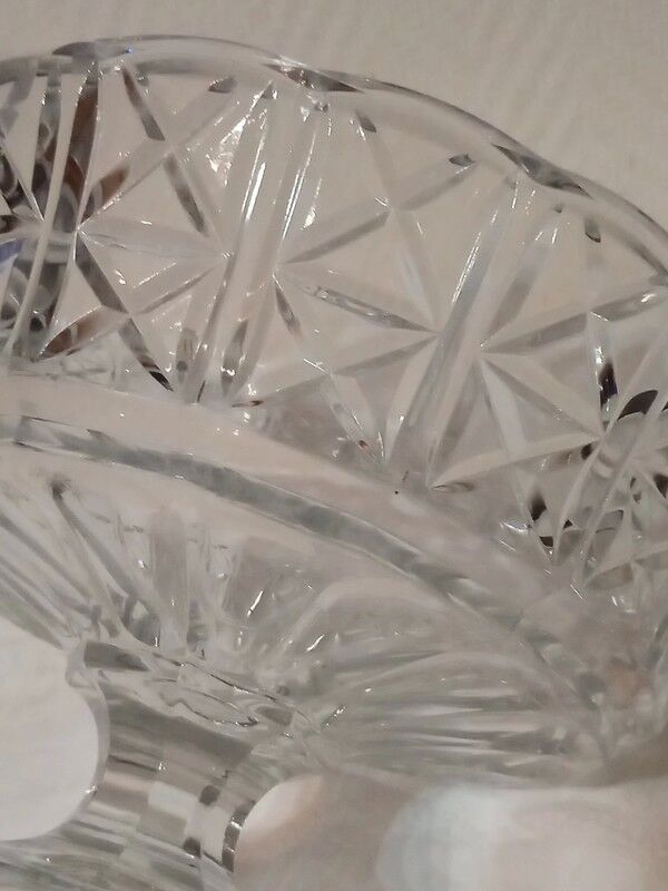 Fruit cup candy on crystal stand