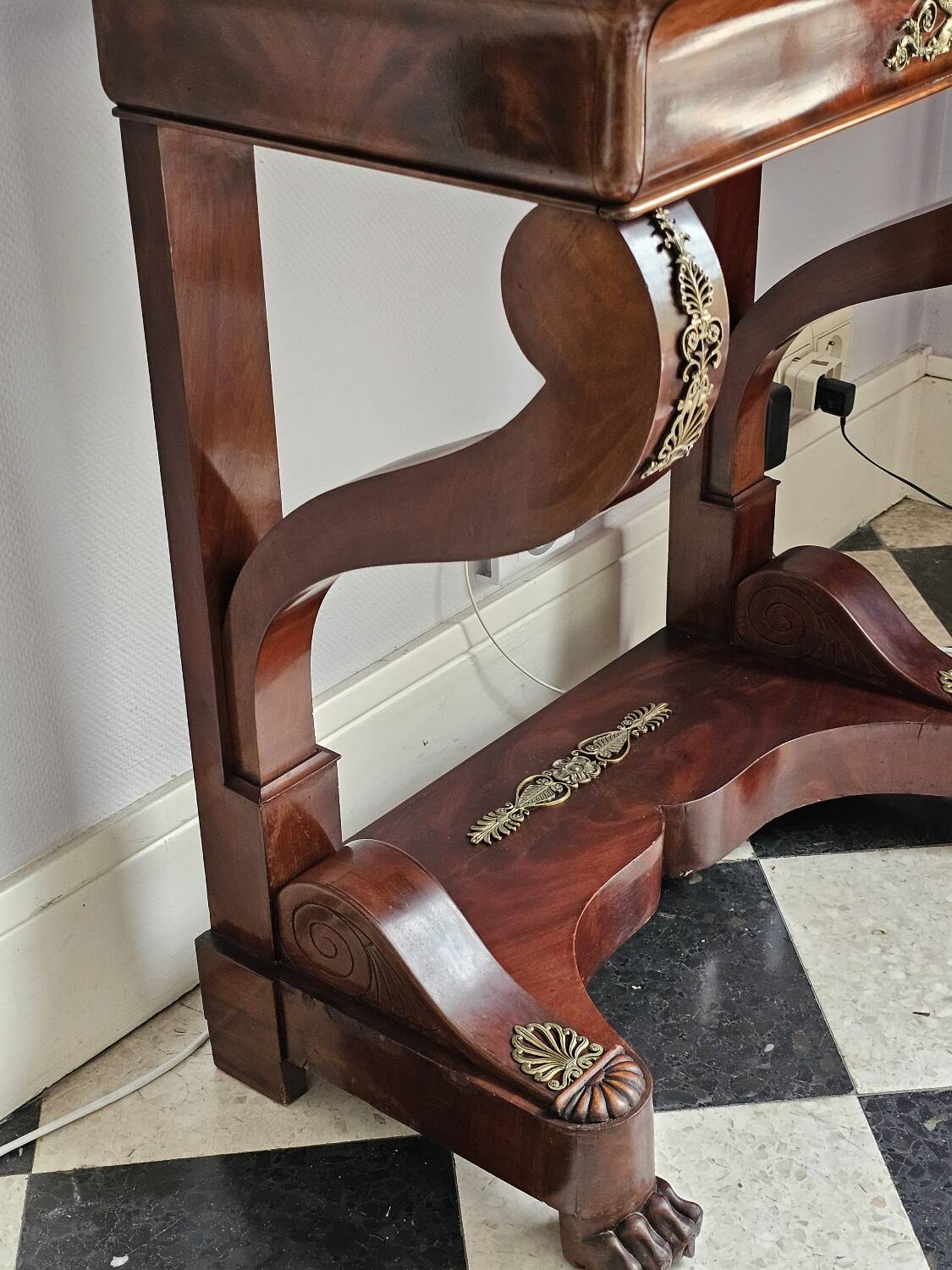 19th century Empire console