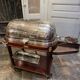 Silver-plated metal cutting trolley in the Louis XVI style