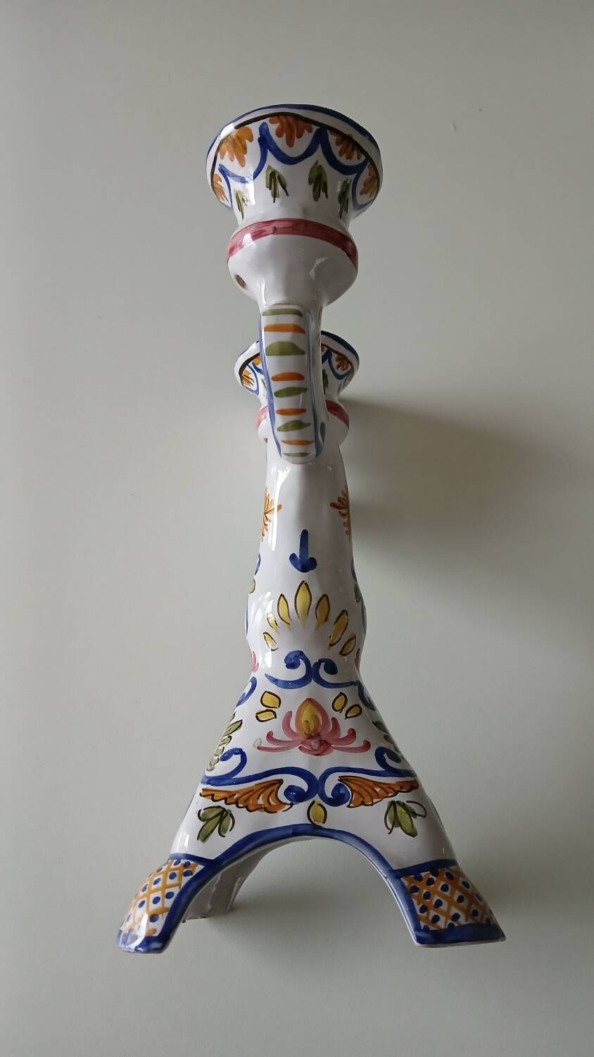 Double candlestick signed MF