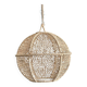 raffia ball pendant light, wicker pendant light, light fixture, raffia lampshade