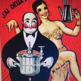 Affiche ancienne vintage poster j 'ai deux amour Baker