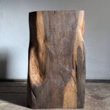 Antique oak pedestal