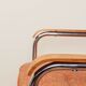 Bauhaus desk chair chrome granola 1970