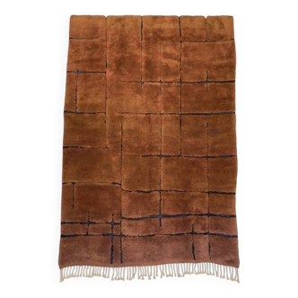 Tapis berbère fait main traditionnelle 250cmx150cm