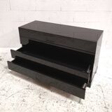 Commode bois laqué design Roche Bobois