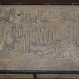 Chinese commode carved from camphor wood