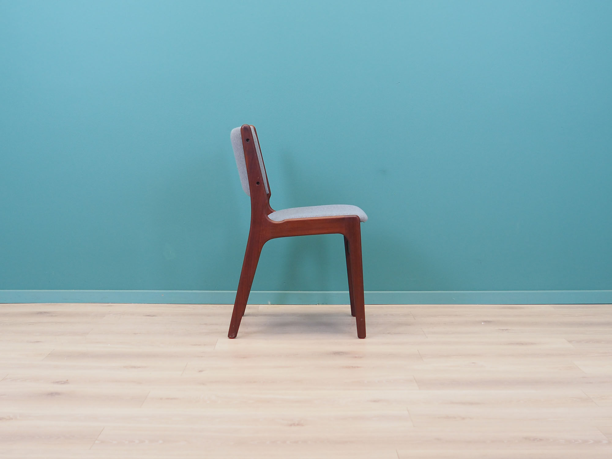 Set of five rosewood chairs, Danish design, 70s, made by Henning Kjaernulf