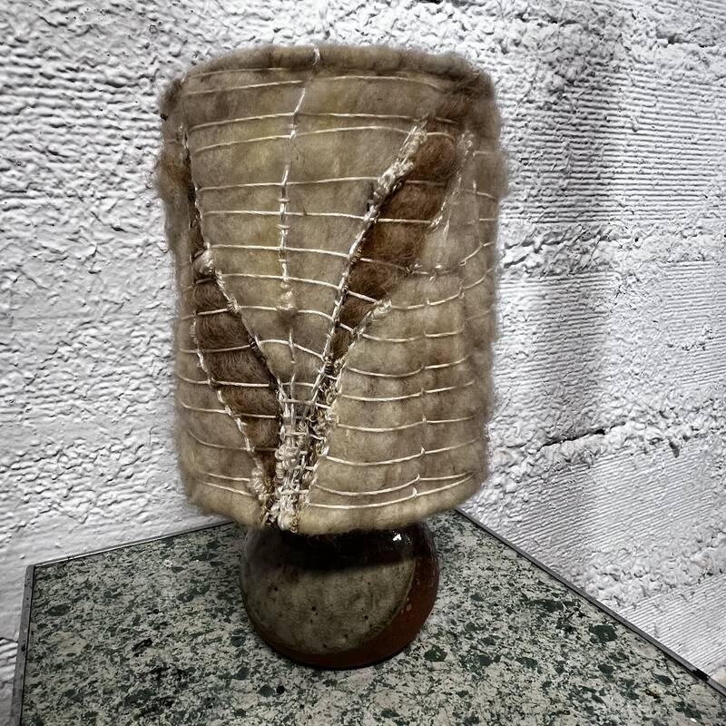 60s sandstone lamp