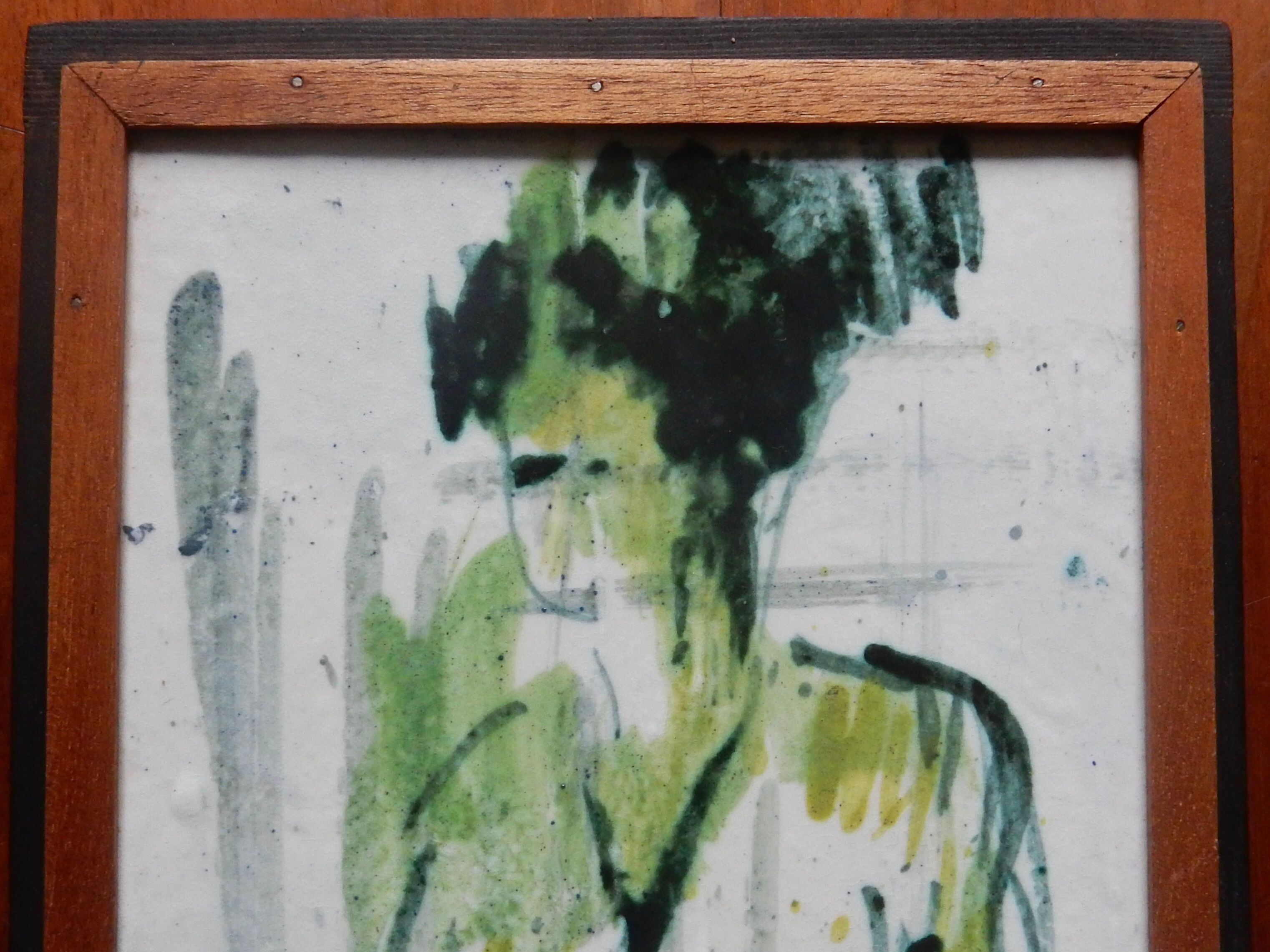 60s vintage ceramic tile panel from A. Suez