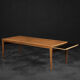 Vintage Classic Mid-Century Scandinavian Modern Teak Coffee Table with Pull-Out Tops