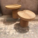 Rattan nomadic table