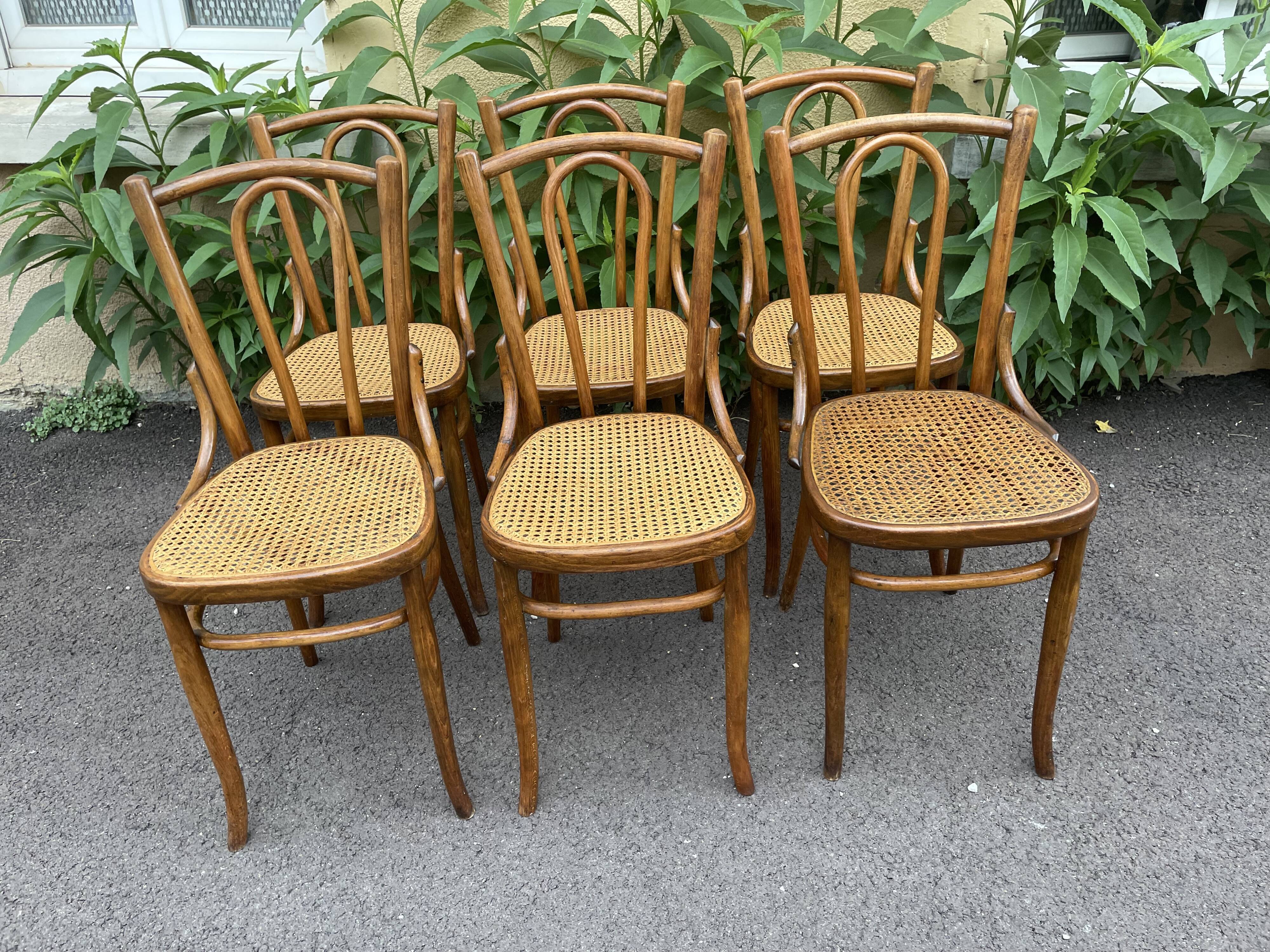 Baumann tanned bistro chairs
