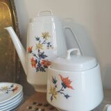 French floral porcelain coffee service
