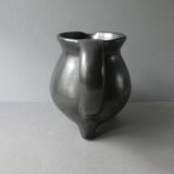 Tripod ceramic pitcher from Périgord pottery, 1960s