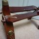 Bedouin Camel Saddle & Hide Stool Ottoman 1970s