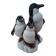 Famille de pingouins porcelaine espagnole