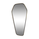 Asymmetrical vintage 50'60 ' free-form mirror, 33x73cm