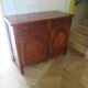 Rustic buffet Louis XV-Regency-jointed-massive wood-snail feet
