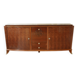 Rosewood and rosewood sideboard in the style of Jules Leleu