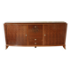 Rosewood and rosewood sideboard in the style of Jules Leleu