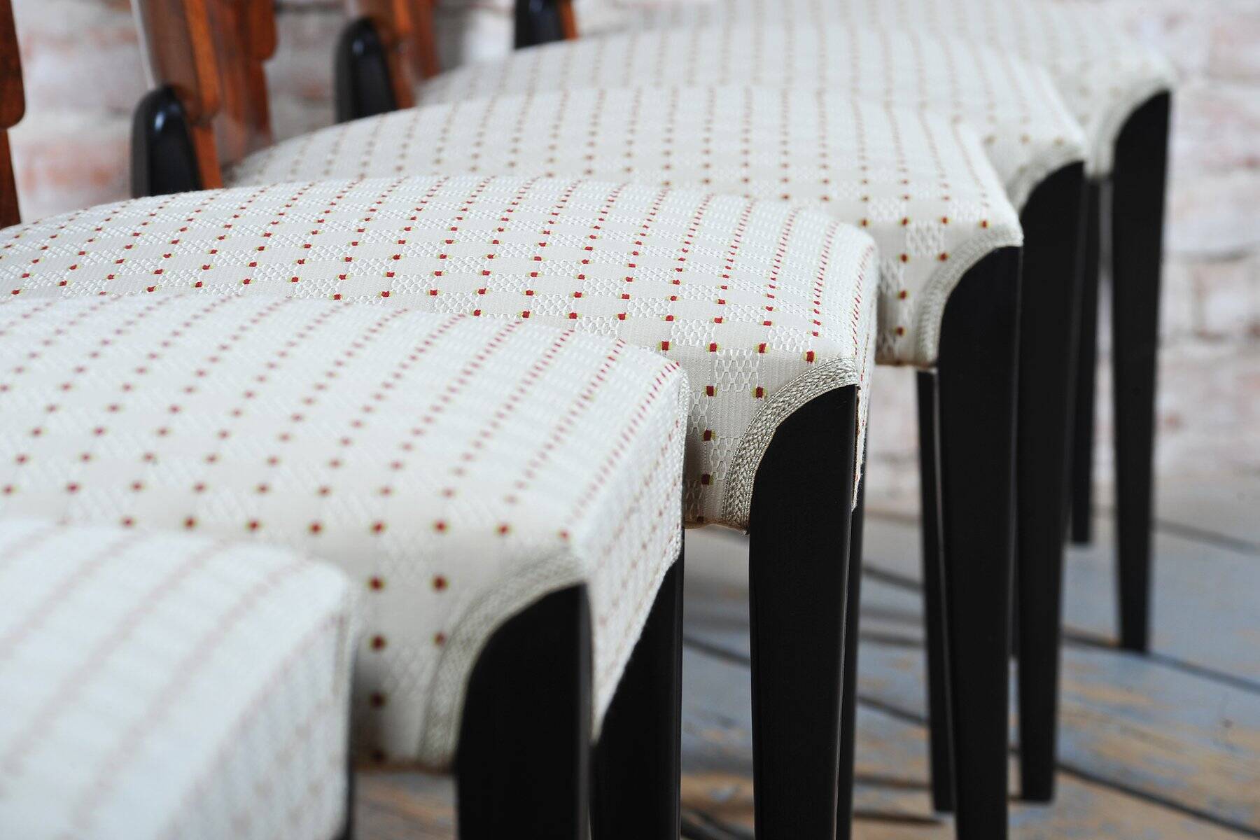 Art Deco Beech Chairs attributed to Halabala for Up Závody, Czech, 1930s, Set of 6