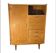 Vintage Scandinavian teak bookcase, vintage office cabinet secretary