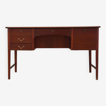 Mahogany desk, Danish design, 1970s, production: Denmark