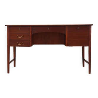 Bureau en acajou, design danois, années 1970, production : Danemark