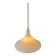 White Space Age Suspension "Witch Hat" Mid-Century