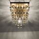 Chandelier en verre Flush par Ernest Palme