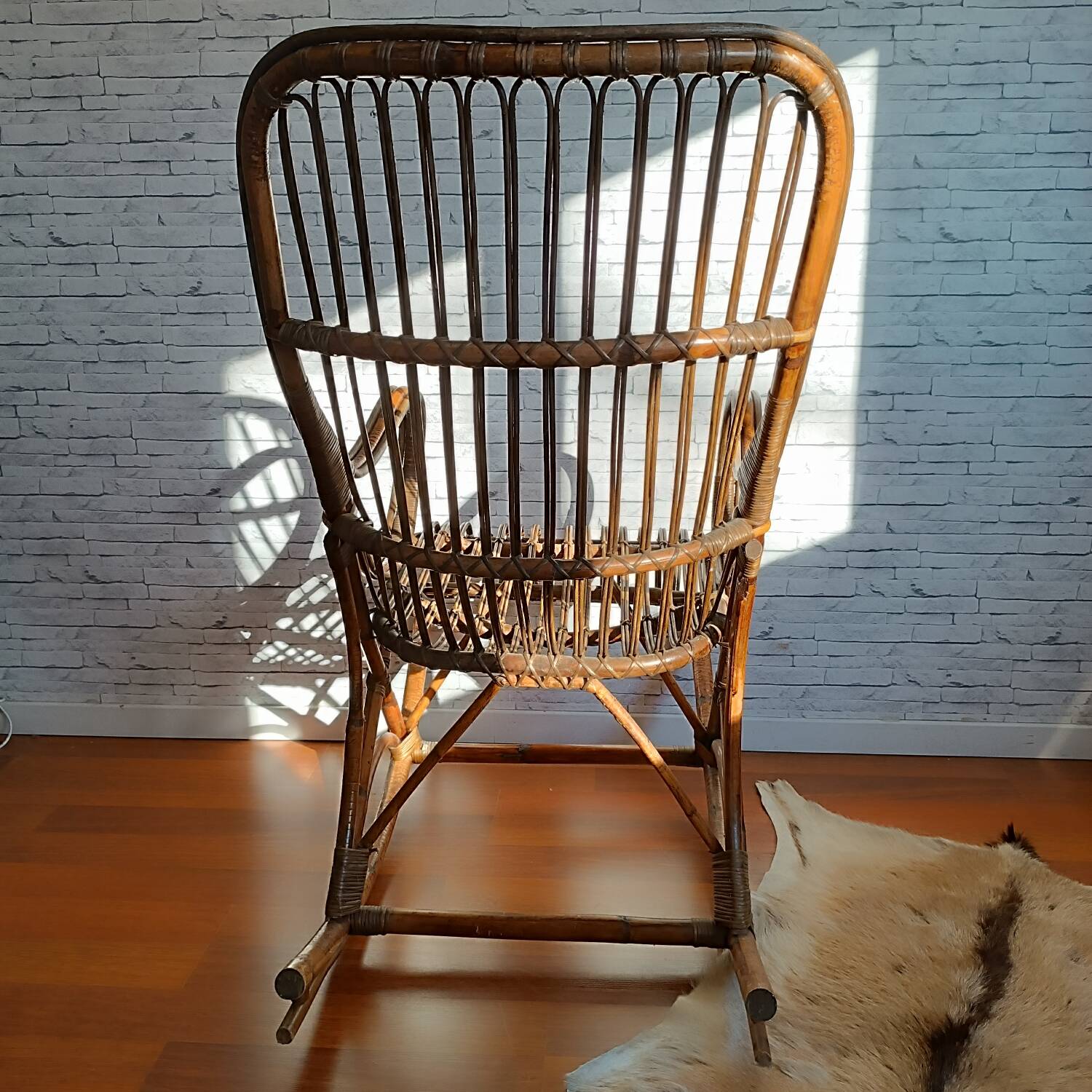 Rattan rocking chair