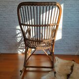 Rattan rocking chair