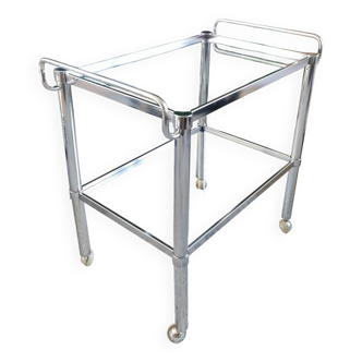 Convertible vintage rolling serving cart