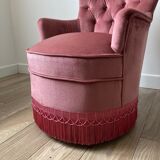 Pink toad armchair