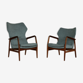 Set of 2 easy chairs by Aksel Bender Madsen for Bovenkamp