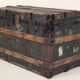 Antique vintage wooden chest