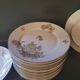 40s floral porcelain plate series