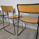 Set of 4 vintage "sultana" chairs