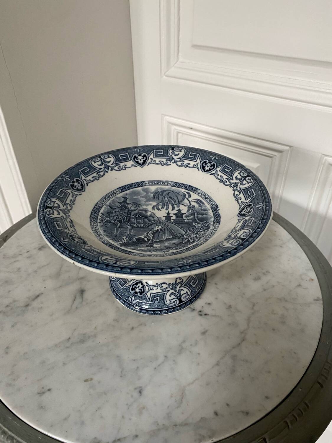 Yeddo fruit bowl from Sarreguemines