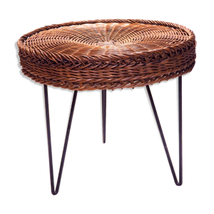 table basse tressée,