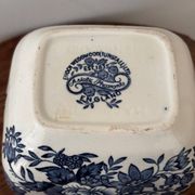 Sugar bowl in English porcelain Enoch Wedgwood Asiatic Pheasants