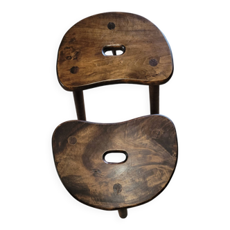 Set of 2 tripod stools