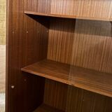 Vitrine en acajou verni 1960/70