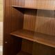 Vitrine en acajou verni 1960/70